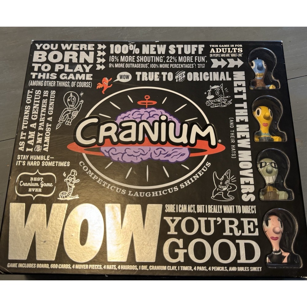 Cranium Board Game WOW You're Good Edition Family Game Nights